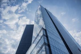 Buildings Glass Reflection sky