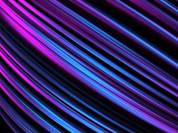 Beautiful pattern, with the colorful, gradient lines, at black background, clipart