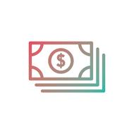 money icon finance drawing