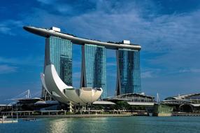 marina bay sands hotel at sea, singapore