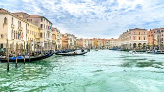 canal travel in Venice Italy