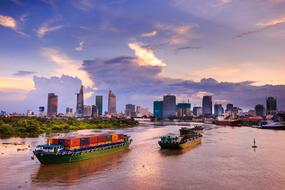 Ho Chi Minh City sunset