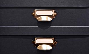 chrome chest handles