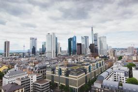 cityscape of Frankfurt, Germany