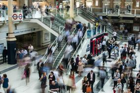 London Underground train station