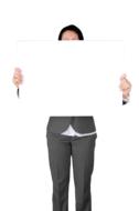 Information Board man