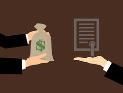 paper contract license drawing