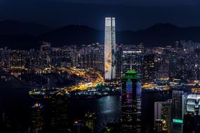 Hong Kong City Buildings