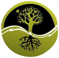 clipart of tree roots and crown logo