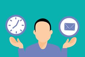 email marketing time drawing