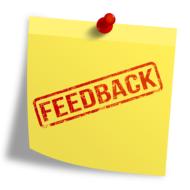 clipart of post it stamp feedback