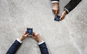 Man Business with phone
