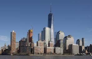 Beautiful New York cityscape with the skyscraper in USA