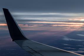 Airplane Sunset