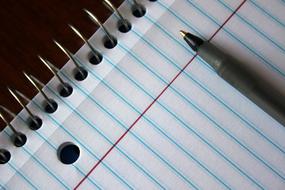 wirebound spiral notebook