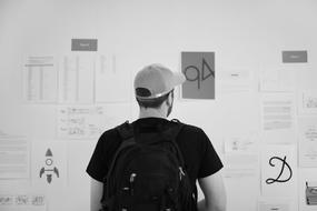 brainstorming on white board