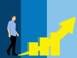 arrow success business finance drawing