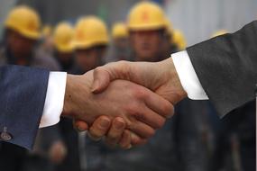 handshaking workers