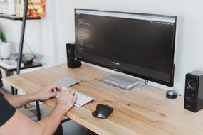 Computer Desk hands