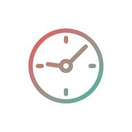 icon clock drawing