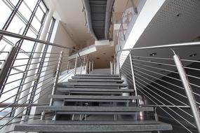 staircase of a modern building