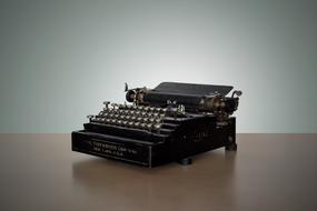 Vintage old Typewriter Write