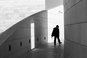 Silhouette Man stone