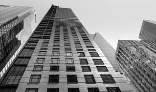 Architecture City Skyscraper black and white