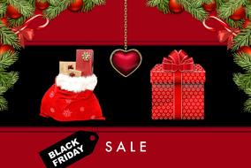 black friday christmas texture red drawing