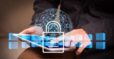 Internet Cyber Network banner drawing