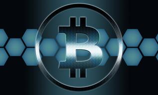 bitcoin b symbol drawing