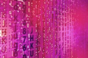 matrix technology data pink