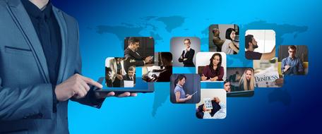 Network Business Man banner