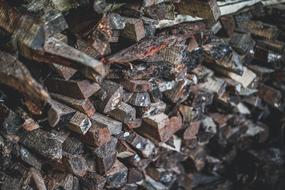 stack of firewood, background