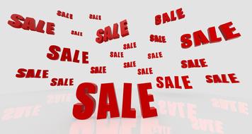 sale text red