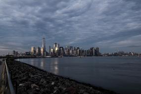 Skyline Nyc evening twilight