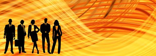 business, web banner with copy space