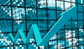 arrow economy finance success drawing