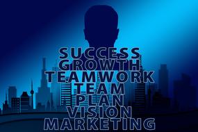 success growth teamwork plan vision marketing