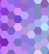 purple hexagon as a background