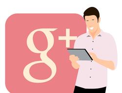 google plus person drawing