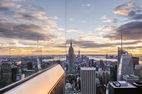 Architecture Buildings city sunset