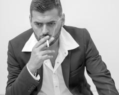 Man Portrait smoke