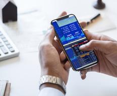 Businessman Cellphone hand