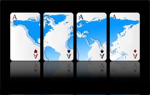 world continents earth drawing