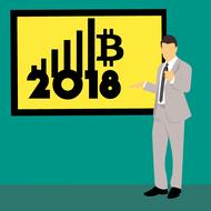bitcoin currency 2018 person drawing