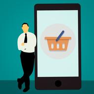 shopping buy commerce drawing