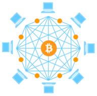 bitcoin cryptocurrency banner drawing