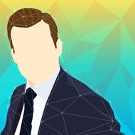 faceless businessman