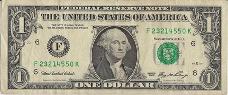 one Dollar Money